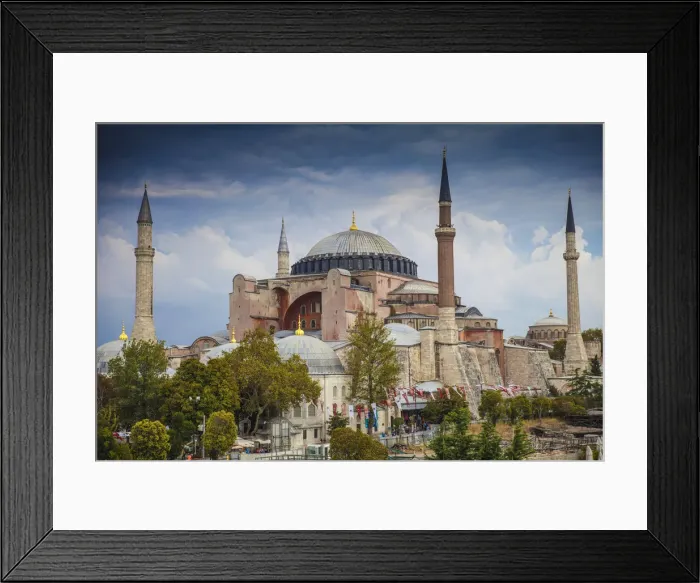 Framed Print : Turkey, Istanbul, Haghia Sophia, - Aya Sofya Mosque, Once a church, later a mosque Framed Print : Turkey, Istanbul, Haghia Sophia, - Aya Sofya Mosque, Once a church, later a mosque