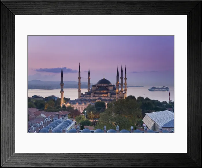 Framed Print : The Blue Mosque / Sultan Ahmet Mosque, 1609-1616, Sultanahmet District, Istanbul, Turkey Framed Print : The Blue Mosque / Sultan Ahmet Mosque, 1609-1616, Sultanahmet District, Istanbul, Turkey