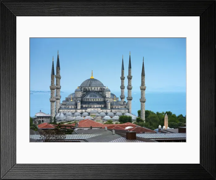 Framed Print : Turkey, Istanbul, Sultanahmet, The Blue Mosque (Sultan Ahmed Mosque or Sultan Ahmet Framed Print : Turkey, Istanbul, Sultanahmet, The Blue Mosque (Sultan Ahmed Mosque or Sultan Ahmet