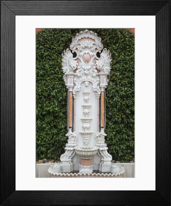 Framed Print : Turkey, Istanbul, Water fountain at Haghia Sophia, - Aya Sofya Mosque, Once a church