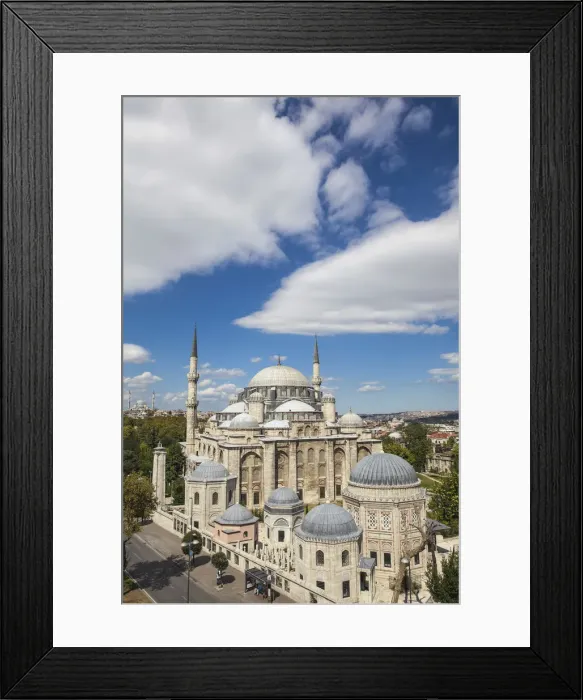 Framed Print : Turkey, Istanbul, Fatih, Sehzade Mosque Framed Print : Turkey, Istanbul, Fatih, Sehzade Mosque