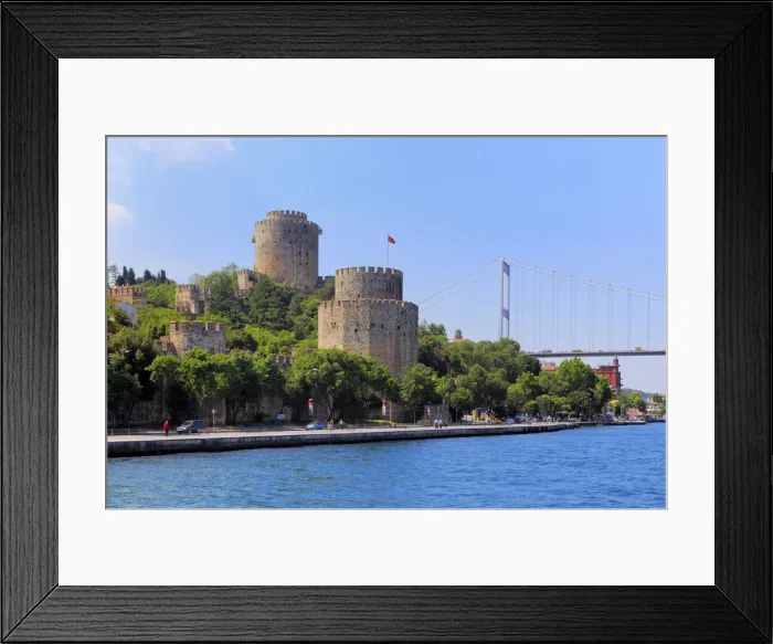 Framed Print : Rumelihisari (Rumelian Castle, Roumeli Hissar Castle), Bosphorus, Istanbul, Turkey Framed Print : Rumelihisari (Rumelian Castle, Roumeli Hissar Castle), Bosphorus, Istanbul, Turkey