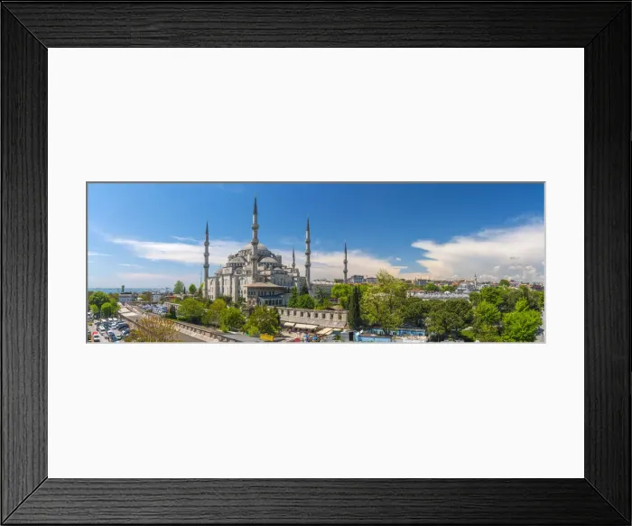 Framed Print : Turkey, Istanbul, Sultanahmet, The Blue Mosque (Sultan Ahmed Mosque or Sultan Ahmet