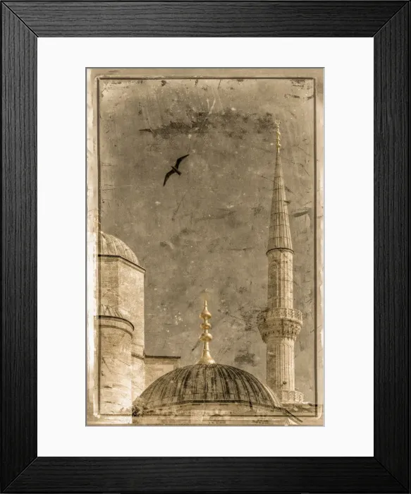 Framed Print : Turkey, Istanbul, Sultanahmet, The Blue Mosque (Sultan Ahmed Mosque or Sultan Ahmet Framed Print : Turkey, Istanbul, Sultanahmet, The Blue Mosque (Sultan Ahmed Mosque or Sultan Ahmet