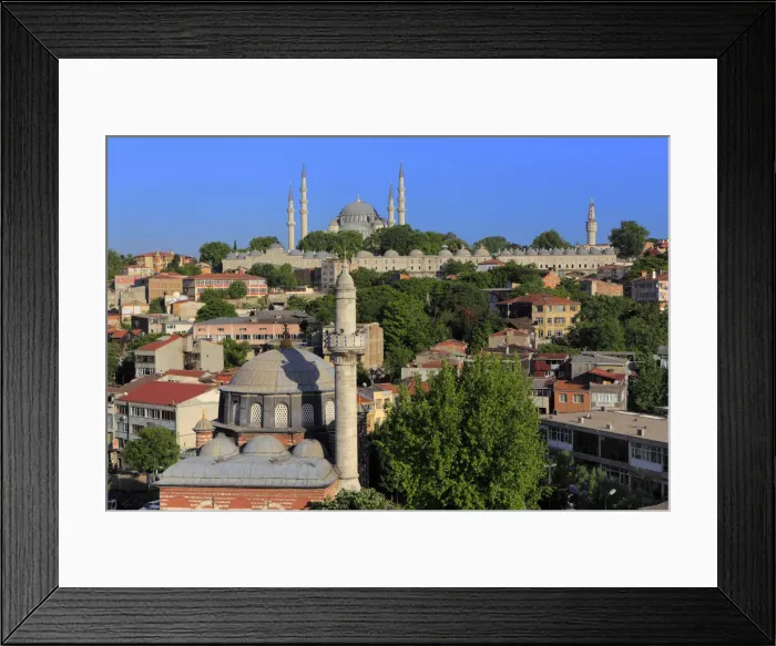 Framed Print : Suleymaniye mosque, architect Sinan (1557), Istanbul, Turkey Framed Print : Suleymaniye mosque, architect Sinan (1557), Istanbul, Turkey