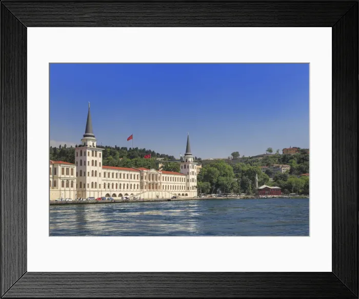 Framed Print : Vintage Ottoman palace, Bosphorus, Istanbul, Turkey Framed Print : Vintage Ottoman palace, Bosphorus, Istanbul, Turkey