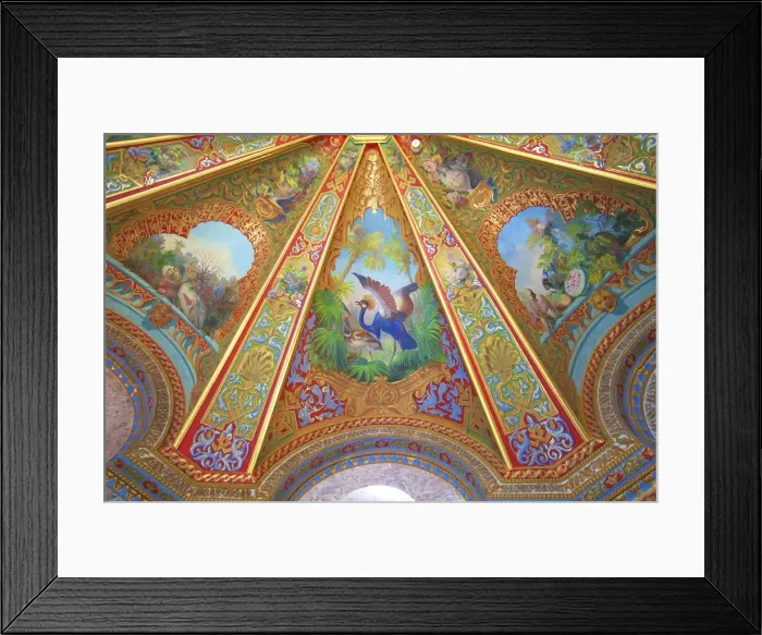 Framed Print : Decorative Ceiling in Bathing Pavilion, Beylerbeyi Palace, Beylerbeyi, Istanbul, Turkey Framed Print : Decorative Ceiling in Bathing Pavilion, Beylerbeyi Palace, Beylerbeyi, Istanbul, Turkey