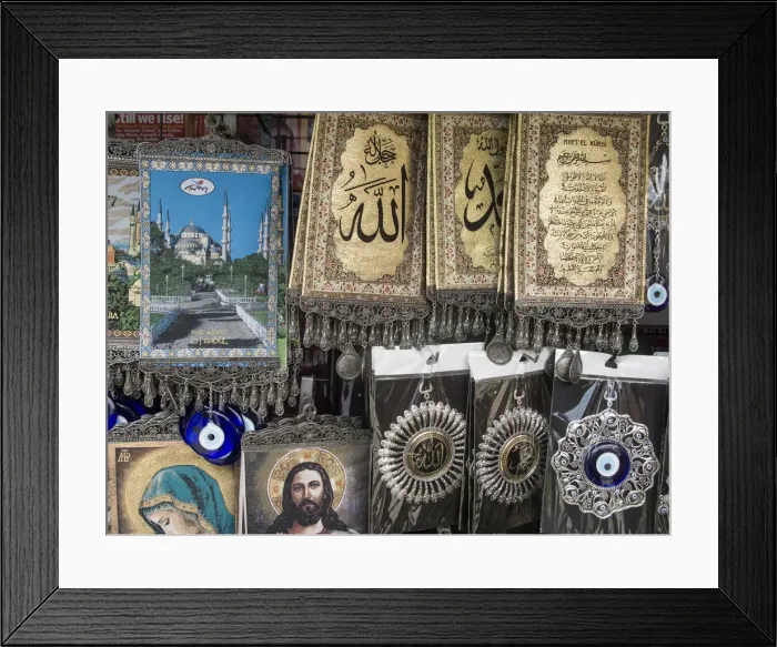 Framed Print : Touristic Items, Istanbul, Turkey Framed Print : Touristic Items, Istanbul, Turkey