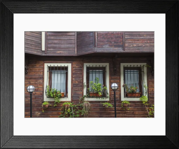 Framed Print : Turkey, Istanbul, Sultanahmet, Historic Ottoman wooden house Framed Print : Turkey, Istanbul, Sultanahmet, Historic Ottoman wooden house