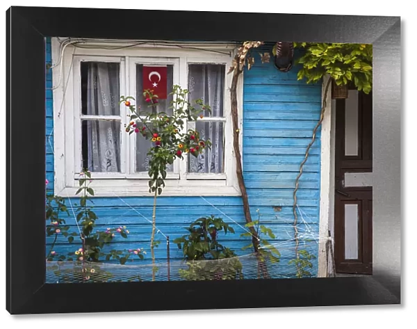 Turkey, Istanbul, Sultanahmet, Historic Ottoman wooden house
