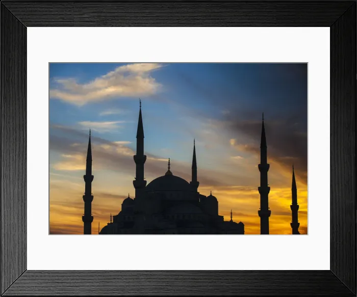 Framed Print : Turkey, Istanbul, Sultanahmet, Blue Mosque - Sultan Ahmed Mosque Framed Print : Turkey, Istanbul, Sultanahmet, Blue Mosque - Sultan Ahmed Mosque