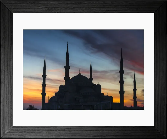 Framed Print : Turkey, Istanbul, Sultanahmet, Blue Mosque - Sultan Ahmed Mosque Framed Print : Turkey, Istanbul, Sultanahmet, Blue Mosque - Sultan Ahmed Mosque