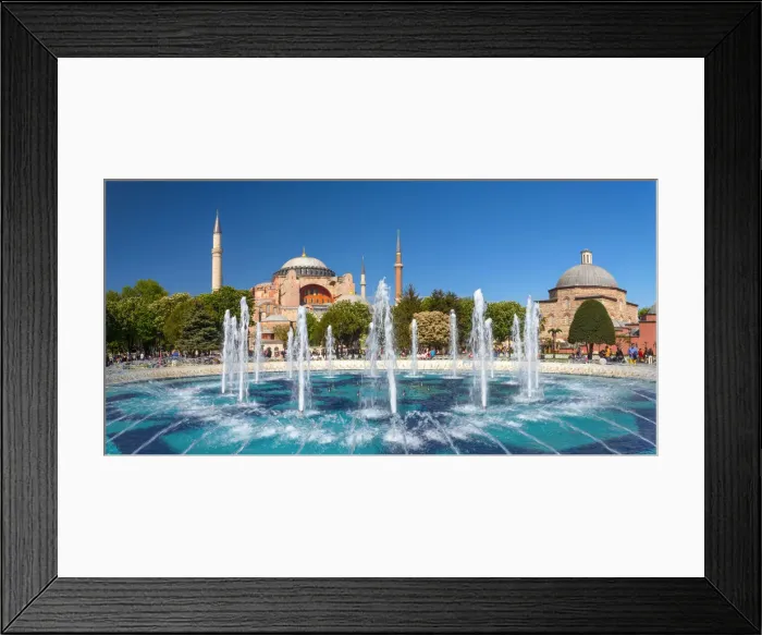 Framed Print : Turkey, Istanbul, Sultanahmet, Hagia Sophia (or Ayasofya), Greek Orthodox basilica Framed Print : Turkey, Istanbul, Sultanahmet, Hagia Sophia (or Ayasofya), Greek Orthodox basilica