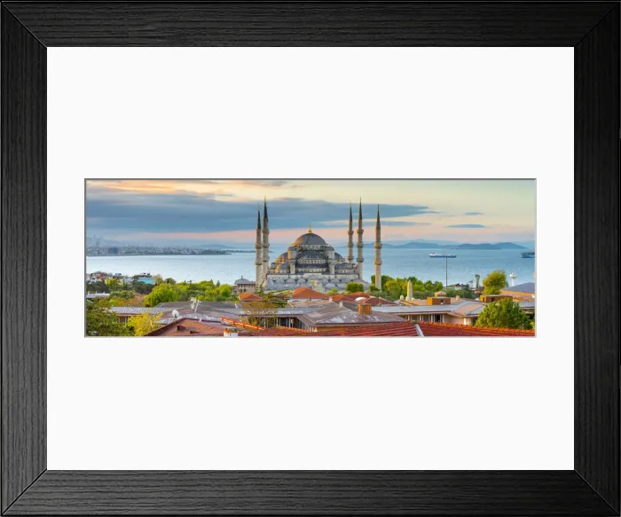 Framed Print : Turkey, Istanbul, Sultanahmet, The Blue Mosque (Sultan Ahmed Mosque or Sultan Ahmet