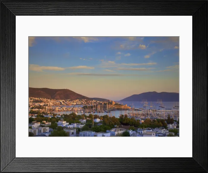 Framed Print : Bodrum Harbour and The Castle of St. Peter, Bodrum, Bodrum Peninsula, Turkey Framed Print : Bodrum Harbour and The Castle of St. Peter, Bodrum, Bodrum Peninsula, Turkey