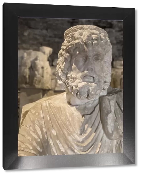 Hellenistic sculpture in archaeology museum, Pamukkale, Hierapolis, Denizli Province