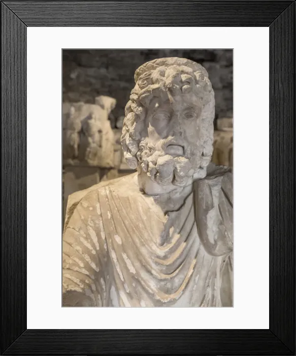 Framed Print : Hellenistic sculpture in archaeology museum, Pamukkale, Hierapolis, Denizli Province Framed Print : Hellenistic sculpture in archaeology museum, Pamukkale, Hierapolis, Denizli Province