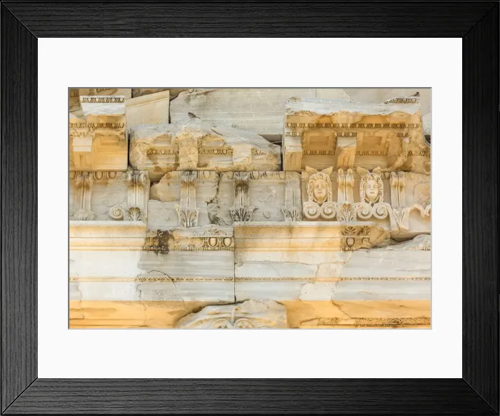 Framed Print : Temple of Trajan, Pergamon, Bergama, Izmir Province, Turkey