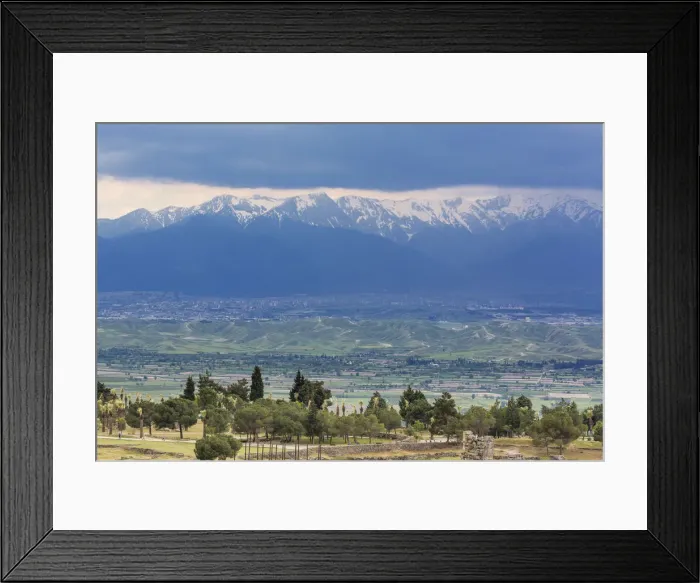 Framed Print : Ruins of ancient Hierapolis, Pamukkale, Denizli Province, Turkey Framed Print : Ruins of ancient Hierapolis, Pamukkale, Denizli Province, Turkey