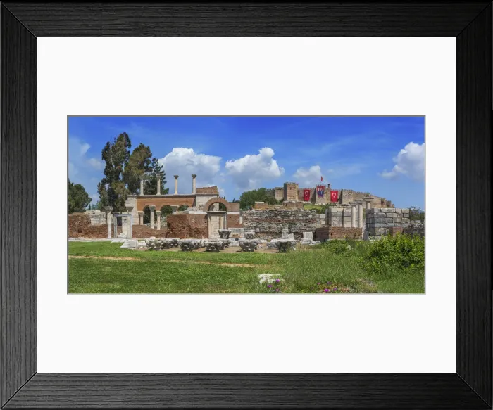 Framed Print : Ephesus, Selcuk, Izmir Province, Turkey