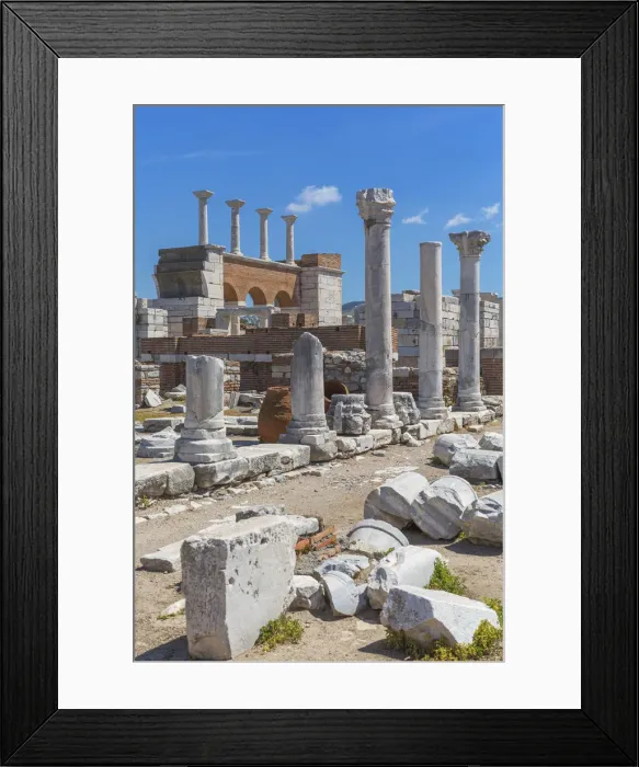 Framed Print : Basilica of St. John, Ephesus, Selcuk, Izmir Province, Turkey Framed Print : Basilica of St. John, Ephesus, Selcuk, Izmir Province, Turkey