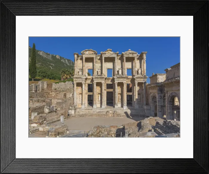 Framed Print : Library of Celsus, Ruins of ancient Ephesus, Selcuk, Izmir Province, Turkey Framed Print : Library of Celsus, Ruins of ancient Ephesus, Selcuk, Izmir Province, Turkey