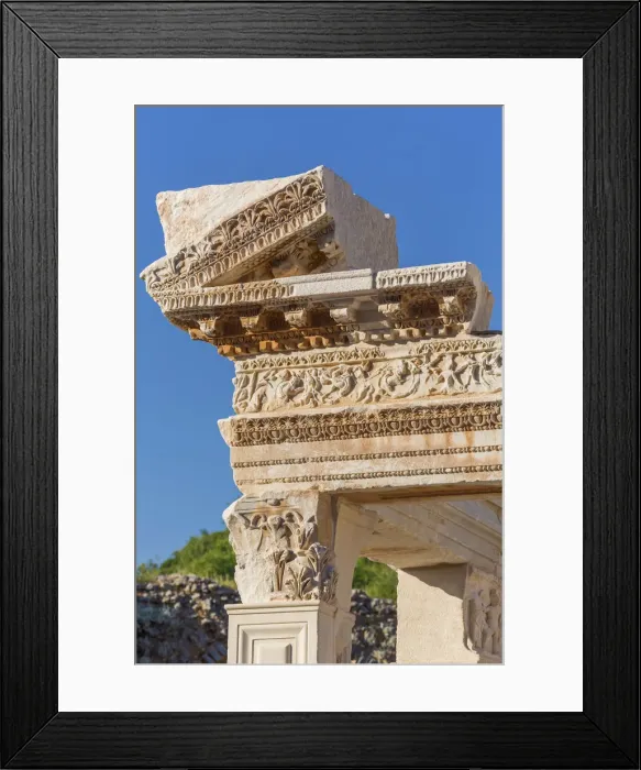Framed Print : Temple of Hadrian, ruins of ancient Ephesus, Selcuk, Izmir Province, Turkey Framed Print : Temple of Hadrian, ruins of ancient Ephesus, Selcuk, Izmir Province, Turkey