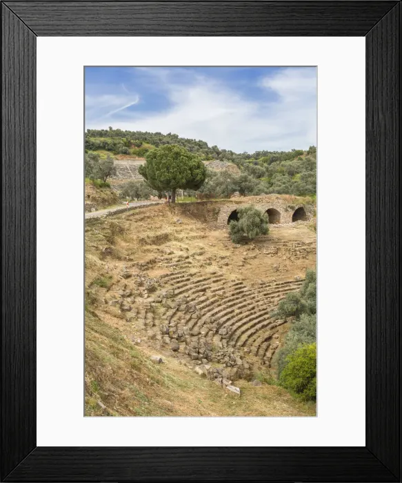 Framed Print : Theatre, ruins of ancient Nysa on the Maeander, Aydin Province, Turkey Framed Print : Theatre, ruins of ancient Nysa on the Maeander, Aydin Province, Turkey