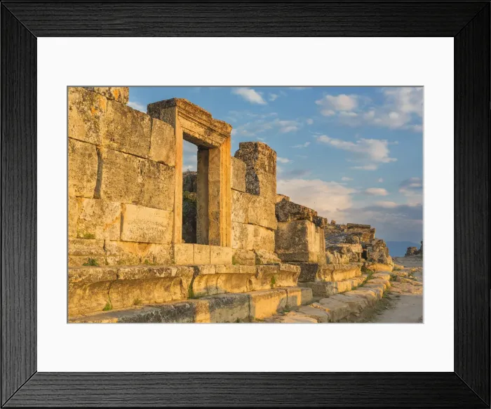 Framed Print : Necropolis, ruins of ancient Hierapolis, Pamukkale, Denizli Province, Turkey Framed Print : Necropolis, ruins of ancient Hierapolis, Pamukkale, Denizli Province, Turkey