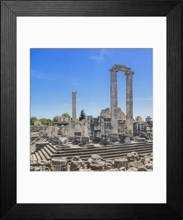 Framed Print : Ruins of ancient Temple of Apollo, Didyma, Aydin Province, Turkey Framed Print : Ruins of ancient Temple of Apollo, Didyma, Aydin Province, Turkey