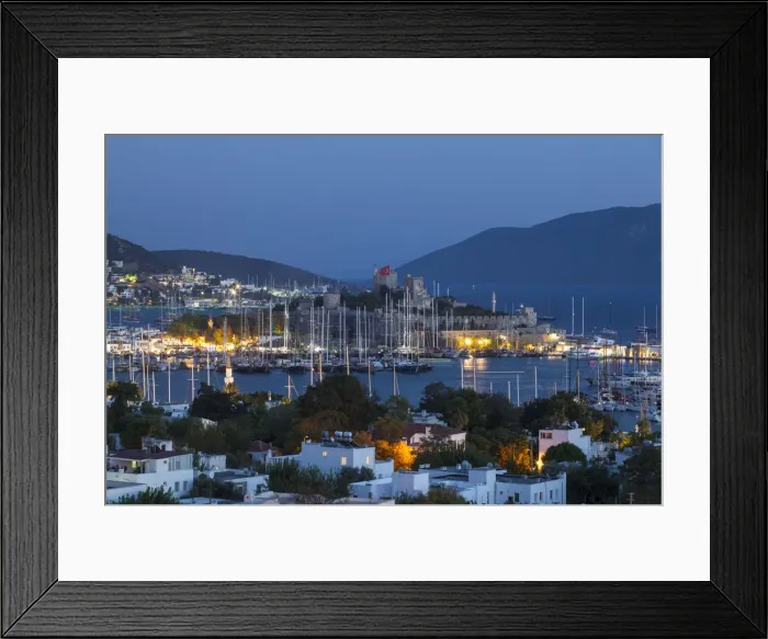 Framed Print : Bodrum Harbour and The Castle of St. Peter, Bodrum, Bodrum Peninsula, Turkey Framed Print : Bodrum Harbour and The Castle of St. Peter, Bodrum, Bodrum Peninsula, Turkey