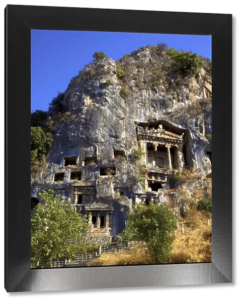 Lycian Rock Tombs, Fethiye, Turkey