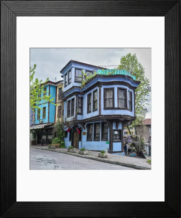 Framed Print : Vintage house, Bursa, Bursa Province, Turkey Framed Print : Vintage house, Bursa, Bursa Province, Turkey