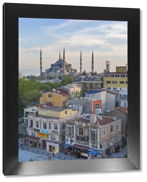 The Blue Mosque (Sultan Ahmet Camii), Sultanahmet, cityscape of Istanbul, Turkey