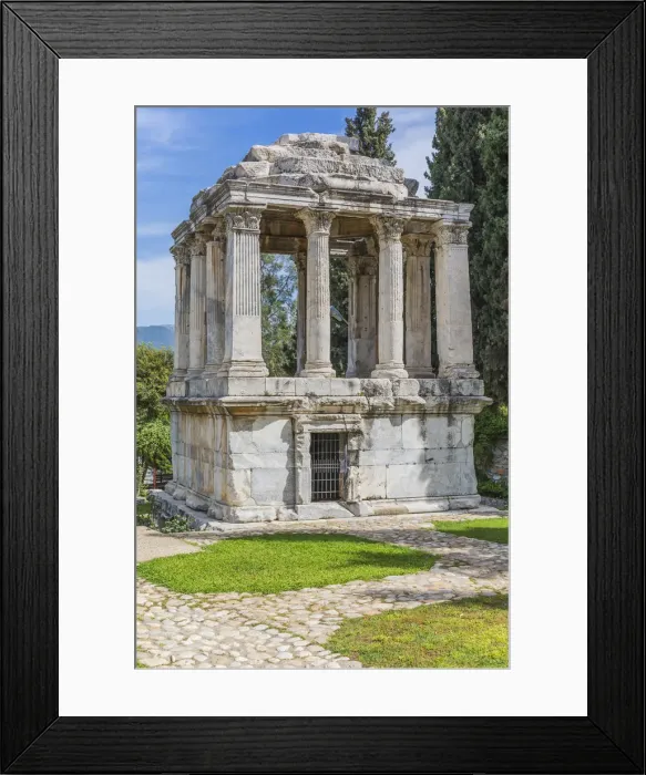 Framed Print : Gumuskesen tomb, Milas, Mugla Province, Turkey Framed Print : Gumuskesen tomb, Milas, Mugla Province, Turkey