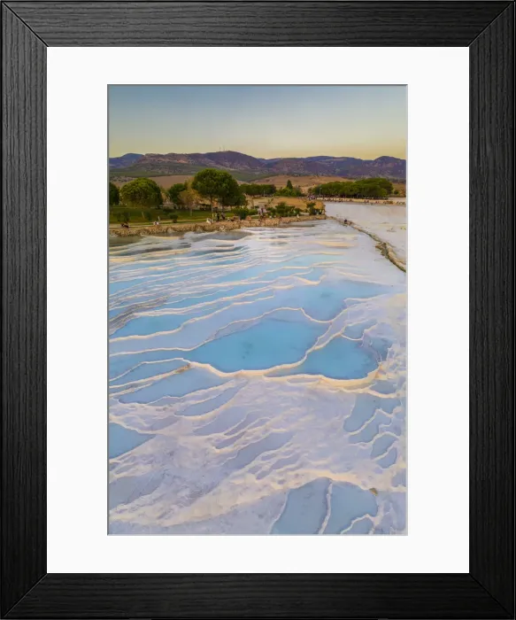 Framed Print : Turkey, Denizli Province, Pamukkale, Hierapolis Pamukkale Archeological Site (UNESCO Framed Print : Turkey, Denizli Province, Pamukkale, Hierapolis Pamukkale Archeological Site (UNESCO