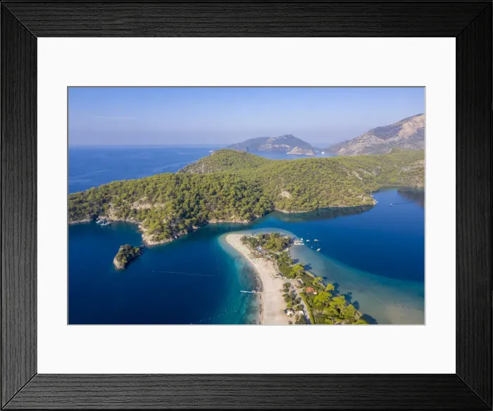 Framed Print : Turkey, Fethiye, Oludeniz Peninsula Framed Print : Turkey, Fethiye, Oludeniz Peninsula