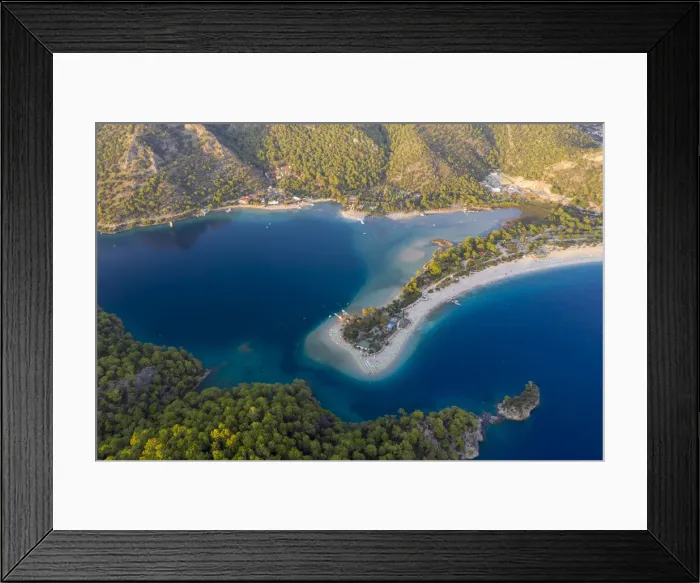 Framed Print : Turkey, Fethiye, Oludeniz Peninsula Framed Print : Turkey, Fethiye, Oludeniz Peninsula