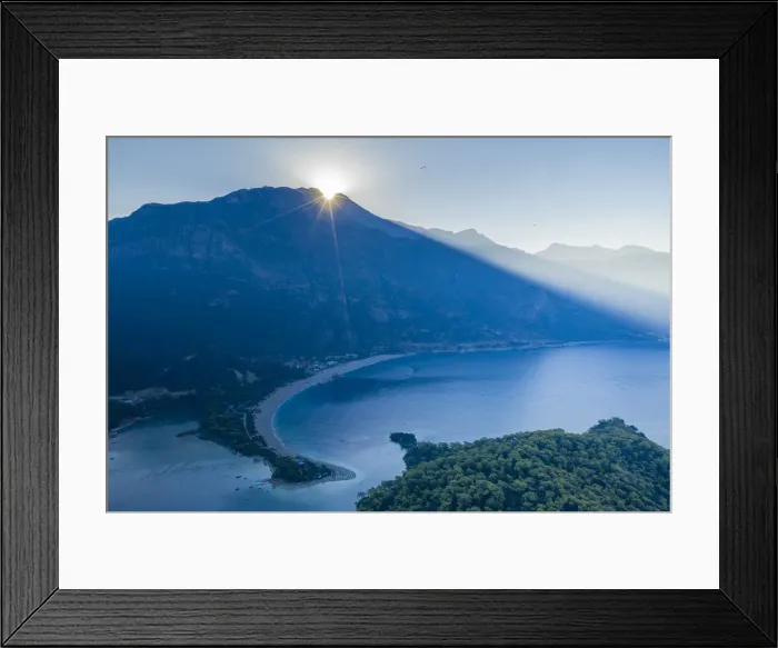 Framed Print : Turkey, Fethiye, Oludeniz Peninsula Framed Print : Turkey, Fethiye, Oludeniz Peninsula