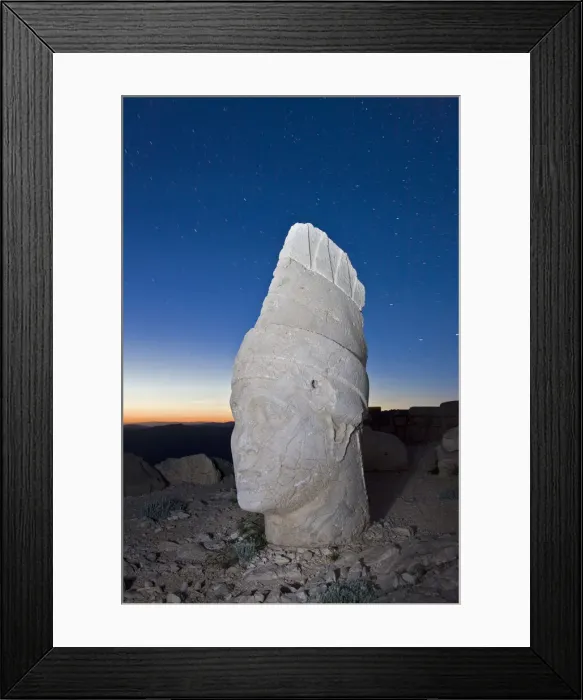 Framed Print : Ancient carved stone heads of the gods, the god Antiochus, Nemrut Dagi (Nemrut Dag) Framed Print : Ancient carved stone heads of the gods, the god Antiochus, Nemrut Dagi (Nemrut Dag)