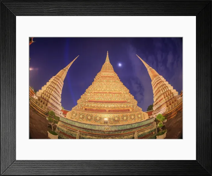 Framed Print : Wat Pho (Temple of the Reclining Buddha), Bangkok, Thailand
