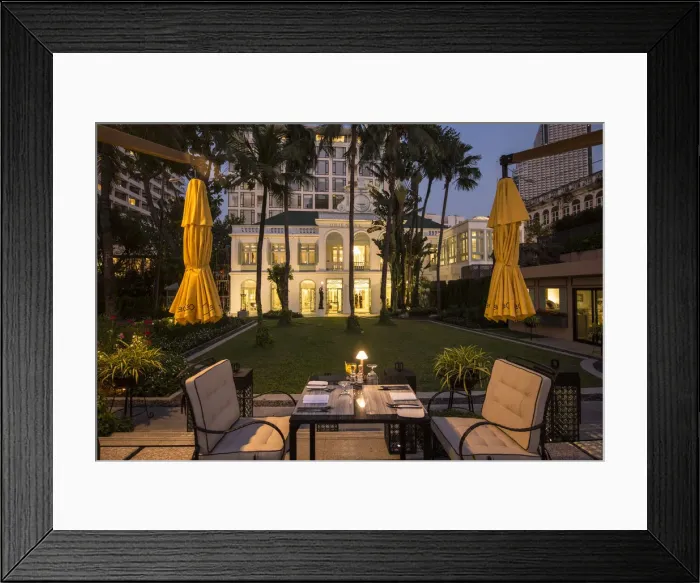 Framed Print : Authors Wing at the Mandarin Oriental hotel, Riverside, Bangkok, Thailand