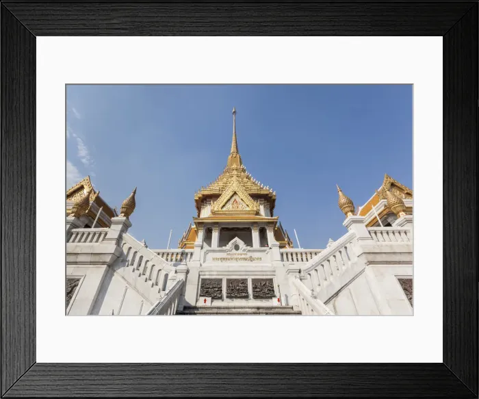 Framed Print : Thailand, Bangkok, Chinatown, Wat Traimit, home of the Golden Buddha, exterior Framed Print : Thailand, Bangkok, Chinatown, Wat Traimit, home of the Golden Buddha, exterior