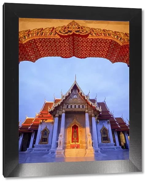 Thailand, Bangkok, Wat Benchamabophit (Marble Temple)