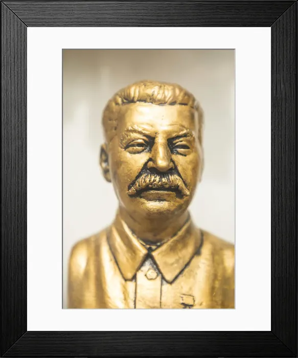Framed Print : Miniture bust of Stalin, Minsk, Belarus Framed Print : Miniture bust of Stalin, Minsk, Belarus