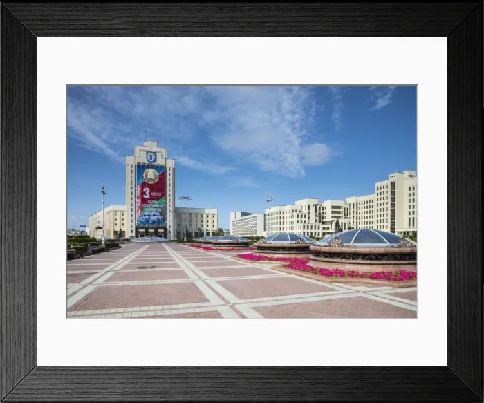 Framed Print : Independence Square, Minsk, Belarus Framed Print : Independence Square, Minsk, Belarus