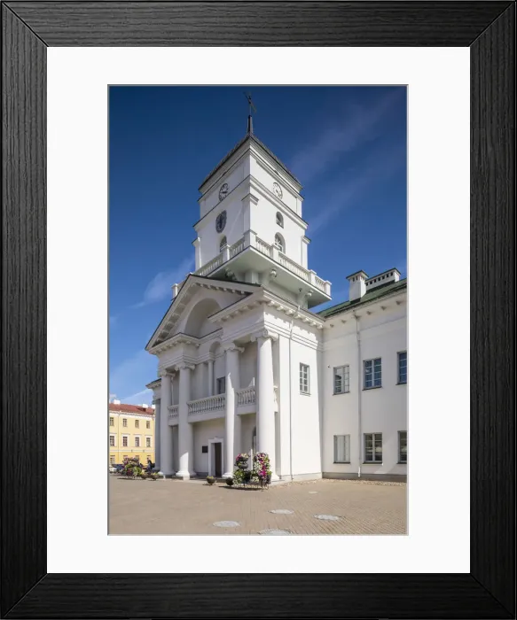 Framed Print : Town Hall, Old Town, Trinity Suburb, Minsk, Belarus Framed Print : Town Hall, Old Town, Trinity Suburb, Minsk, Belarus