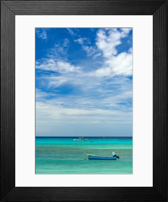 Framed Print : Caribbean, Barbados, Oistins, Oistins Beach