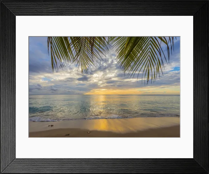 Framed Print : Caribbean, Barbados, Mullins Beach Framed Print : Caribbean, Barbados, Mullins Beach