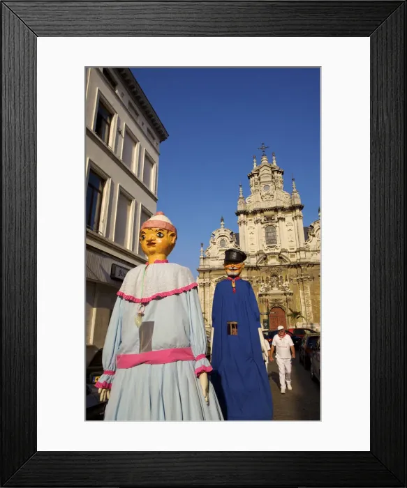 Framed Print : Poepedroegers Eglise St Jean Baptiste Au Beguinage, Brussels, Belgium Framed Print : Poepedroegers Eglise St Jean Baptiste Au Beguinage, Brussels, Belgium
